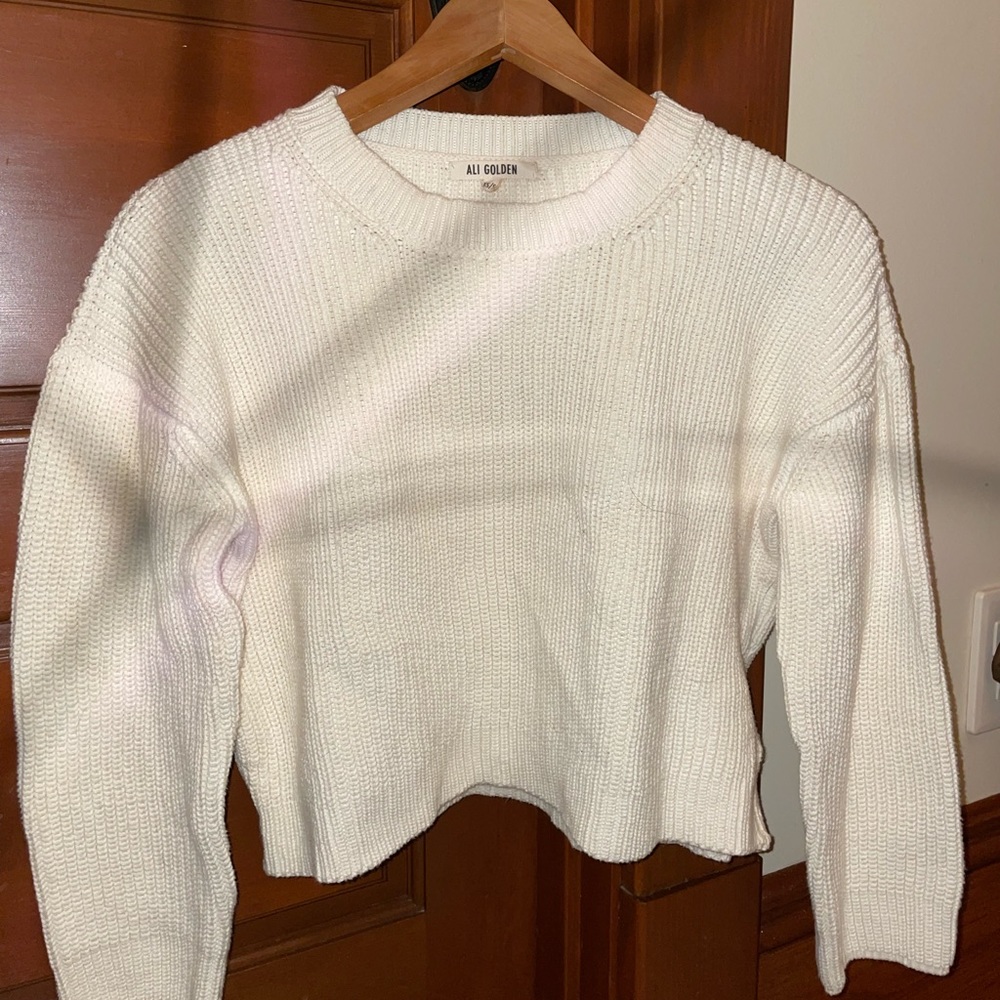 Ali Golden Knit Sweater